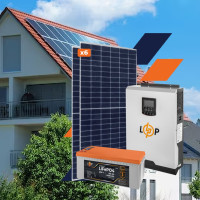 Обладнання для сонячної електростанції (СЕС) Преміум 3,5 kW АКБ 4 kWh LiFePO4 160 Ah Обладнання для сонячної електростанції (СЕС) Преміум 3,5 kW АКБ 4 kWh LiFePO4 160 Ah