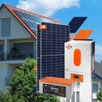 Обладнання для сонячної електростанції (СЕС) Преміум 4 kW АКБ 4kWh LiFePO4 160 Ah Обладнання для сонячної електростанції (СЕС) Преміум 4 kW АКБ 4kWh LiFePO4 160 Ah