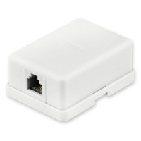 Розетка телефонна RJ12 1-порт LogicPower LP-6P4C Розетка телефонна RJ12 1-порт LogicPower LP-6P4C