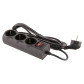 Мережевий фільтр LogicPower LP-X3 3 м Black