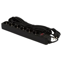 Сетевой фильтр LogicPower LP-X6 10 м Black