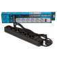Мережевий фільтр LogicPower LP-X6 3 м Black