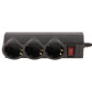 Мережевий фільтр LogicPower LP-X3 3 м Black