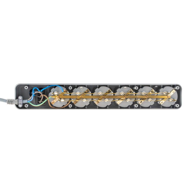 Мережевий фільтр LogicPower LP-X5 1.8 м Grey