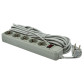 Мережевий фільтр LogicPower LP-X5 10 м Grey (OEM)