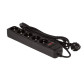 Мережевий фільтр LogicPower LP-X5 3 м Black (OEM)