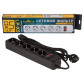 Мережевий фільтр LogicPower LP-X5 3 м Black