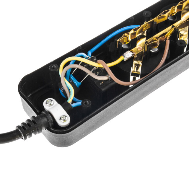 Мережевий фільтр LogicPower LP-X5 3 м Black