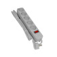 Мережевий фільтр LogicPower LP-X5 3 м Grey