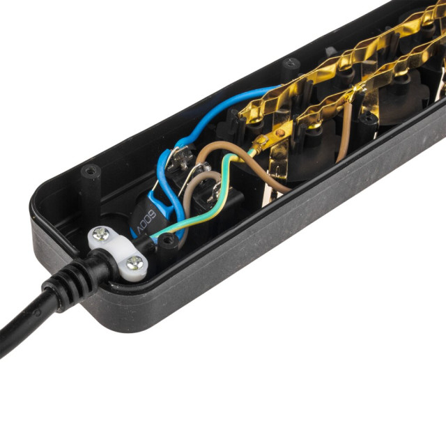 Мережевий фільтр LogicPower LP-X6 3 м Black