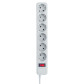 Мережевий фільтр LogicPower LP-X6 3 м Grey