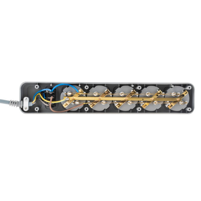 Мережевий фільтр LogicPower LP-X6 4.5 м Grey
