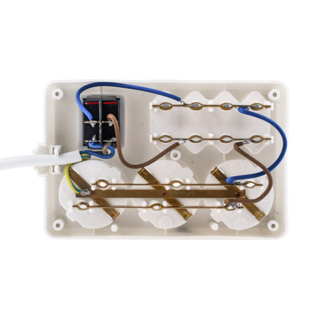 Мережевий фільтр LogicPower LP-X7 2 м White