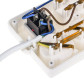 Мережевий фільтр LogicPower LP-X7 2 м White