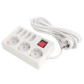 Мережевий фільтр LogicPower LP-X7 3 м White