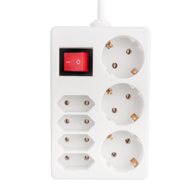 Мережевий фільтр LogicPower LP-X7 3 м White