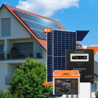 Солнечная электростанция (СЭС) 1.5kW АКБ 2.16kWh (литий) 100 Ah Премиум