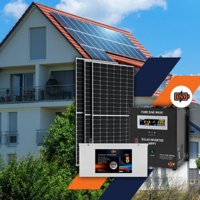 Солнечная электростанция (СЭС) Премиум 1.5kW АКБ 2.16kWh LiFePO4 90 Ah Солнечная электростанция (СЭС) Премиум 1.5kW АКБ 2.16kWh LiFePO4 90 Ah