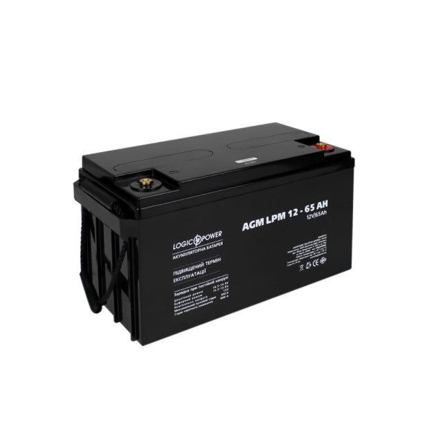 У Акумулятор мультигелевий LogicPower LPM 12V - 65 Ah У Акумулятор мультигелевий LogicPower LPM 12V - 65 Ah