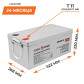 У Акумулятор мультигелевий LogicPower LPM-MG 12V - 250 Ah У Акумулятор мультигелевий LogicPower LPM-MG 12V - 250 Ah
