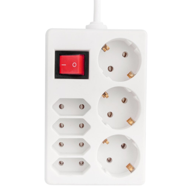 У Мережевий фільтр LogicPower LP-X7 5 м White У Мережевий фільтр LogicPower LP-X7 5 м White