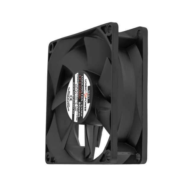 Вентилятор 3pin + 4pin 80 мм (Molex живлення) LogicPower LP F8NBD