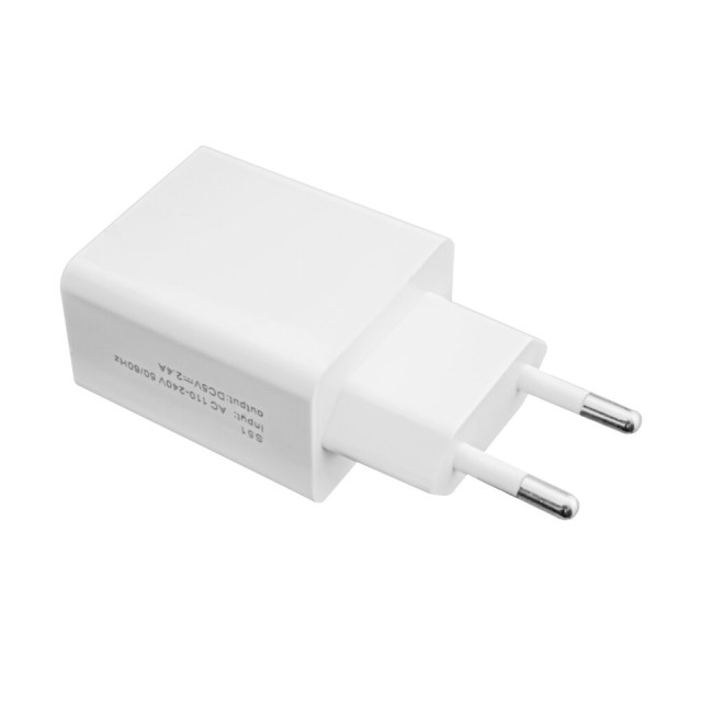Зарядний пристрій LogicPower LP АС-014 USB 5V 2.4A ОЕМ