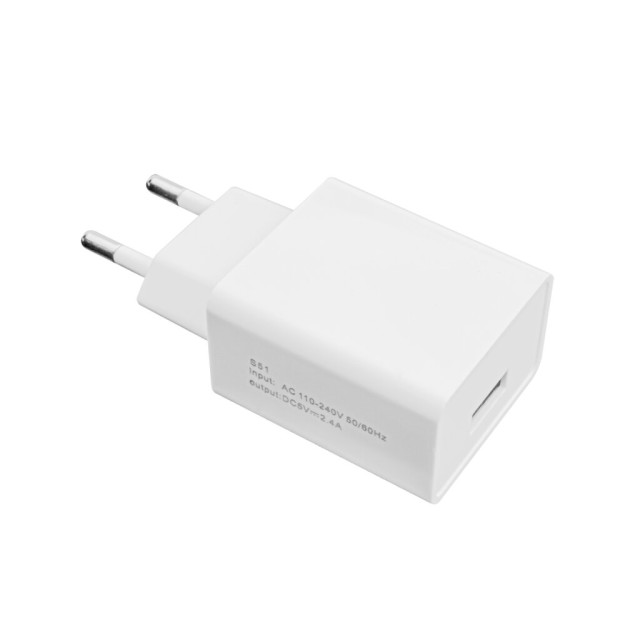 Зарядний пристрій LogicPower LP АС-014 USB 5V 2.4A ОЕМ