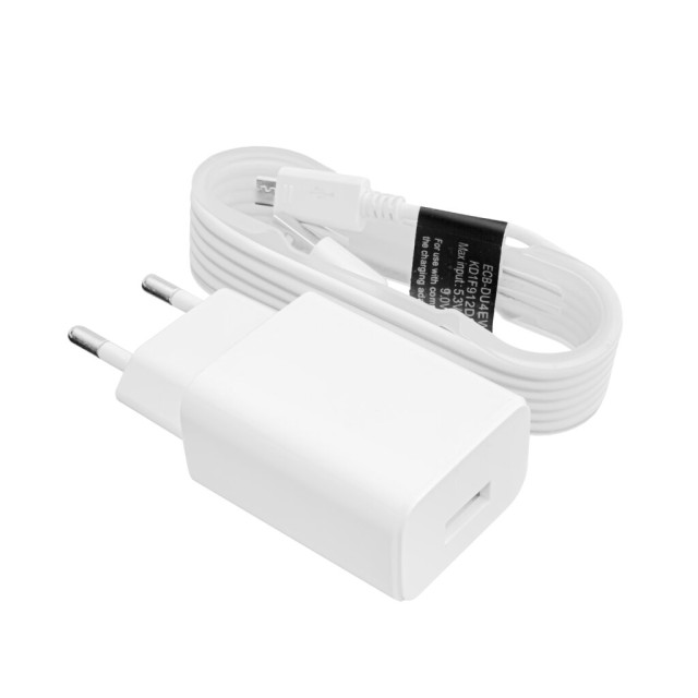 Зарядний пристрій + кабель micro USB LogicPower LP АС-003 USB 5V 2A ОЕМ White