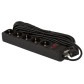 Мережевий фільтр LogicPower LP-X5 10 м Black