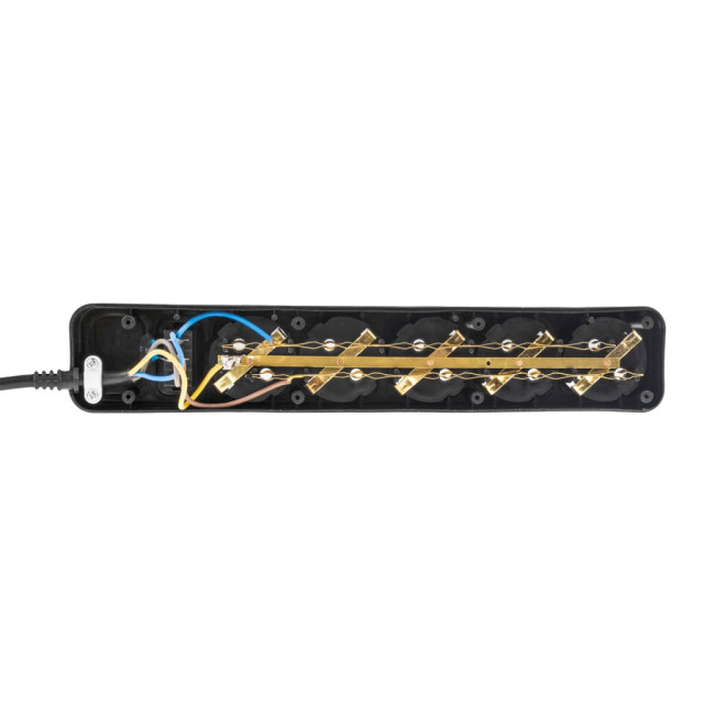 Мережевий фільтр LogicPower LP-X5 4.5 м Black