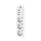Мережевий фільтр PREMIUM LogicPower LP-X3 USB 2 м White (2200Вт) Мережевий фільтр PREMIUM LogicPower LP-X3 USB 2 м White (2200Вт)