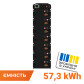 Високовольтний акумулятор LogicPower LP LiFePO4 Battery HVM 358,4V 160Ah (57344 Wh) BMS 125А метал Високовольтний акумулятор LogicPower LP LiFePO4 Battery HVM 358,4V 160Ah (57344 Wh) BMS 125А метал