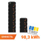 Високовольтний акумулятор LogicPower LP LiFePO4 Battery HVM 614,4V 160Ah (98304 Wh) BMS 160А метал Високовольтний акумулятор LogicPower LP LiFePO4 Battery HVM 614,4V 160Ah (98304 Wh) BMS 160А метал