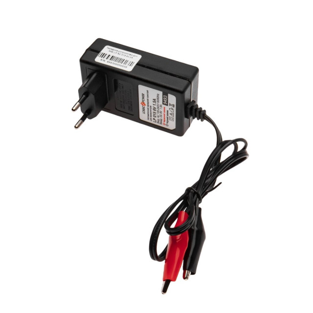 Зарядний пристрій для АКБ LogicPower LP AC-015 6V 1.5A Зарядний пристрій для АКБ LogicPower LP AC-015 6V 1.5A