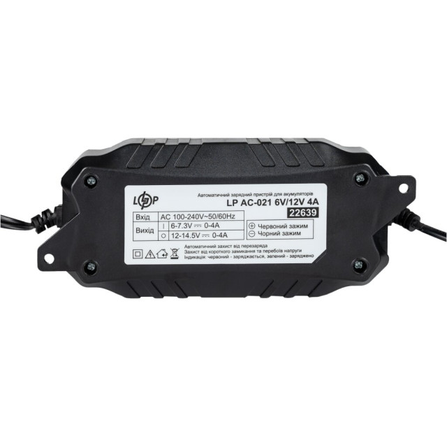 Зарядний пристрій АКБ LogicPower LP AC-021 6V/12V 4A Зарядний пристрій АКБ LogicPower LP AC-021 6V/12V 4A