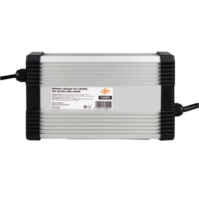 Зарядний пристрій для акумуляторів LiFePO4 12V (14.6V)-20A-240W Зарядний пристрій для акумуляторів LiFePO4 12V (14.6V)-20A-240W