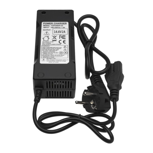 Зарядний пристрій для акумуляторів LiFePO4 12V (14.6V)-2A-24W