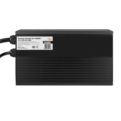 Зарядний пристрій для акумуляторів LiFePO4 24V (29.2V)-40A-960W Зарядний пристрій для акумуляторів LiFePO4 24V (29.2V)-40A-960W