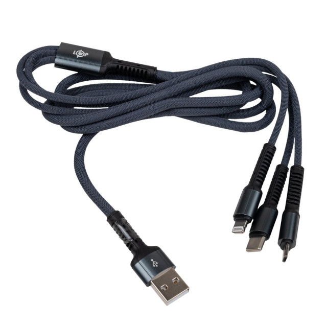 Кабель (шнур) LogicPower LP 3 в 1 USB 3.0 to Type-C/Lightning/Micro-USB 1м (C20CM) Кабель (шнур) LogicPower LP 3 в 1 USB 3.0 to Type-C/Lightning/Micro-USB 1м (C20CM)