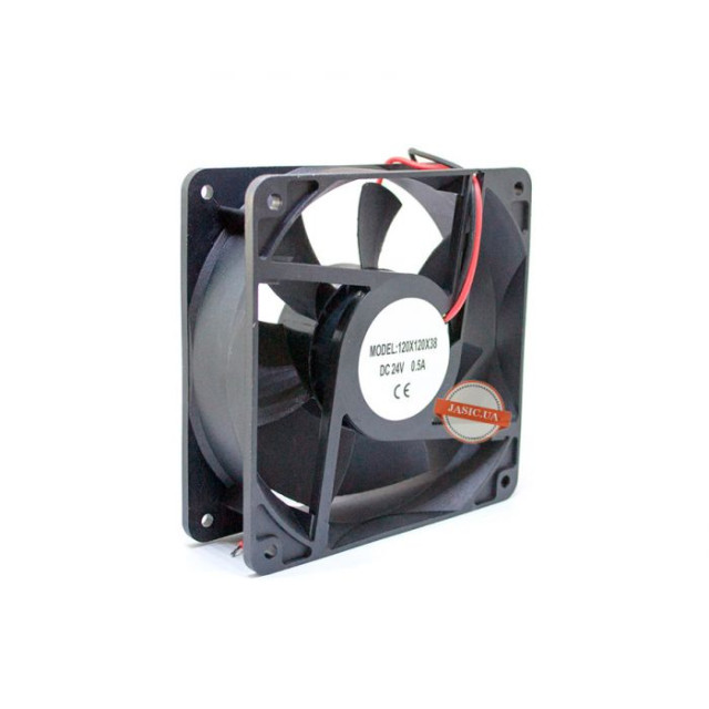 Осьовий вентилятор 120x120x38, DC 24V, 0.8A/0.5А