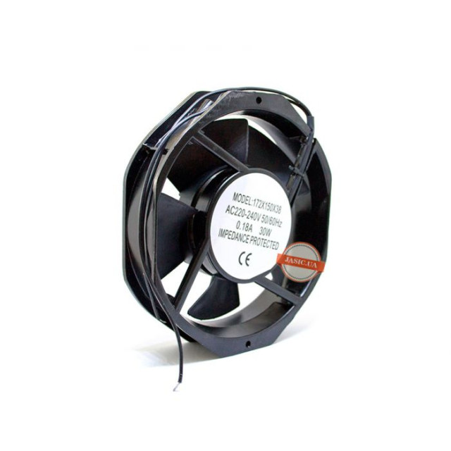 Осьовий вентилятор 172x150x38, AC 220V, 50/60 Hz, 0.18А