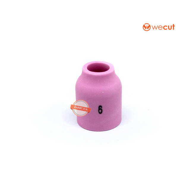 Сопло под газовую линзу для TIG-горелки WP-9/20 №6, WeCut Сопло под газовую линзу для TIG-горелки WP-9/20 №6, WeCut
