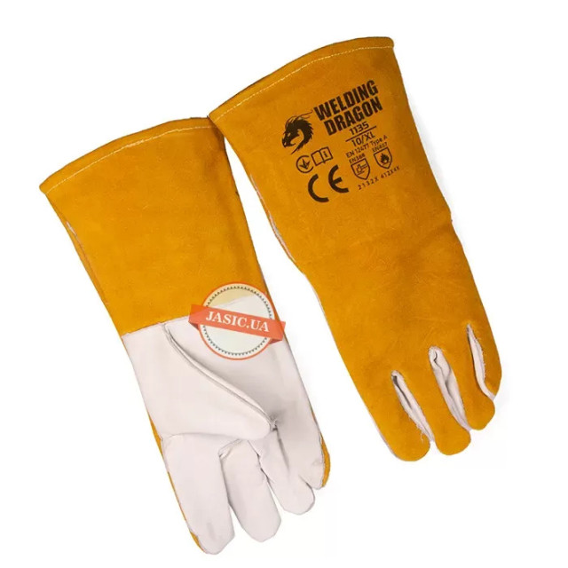 Рукавички зварника MIG Welding Dragon 1135, XL (10)